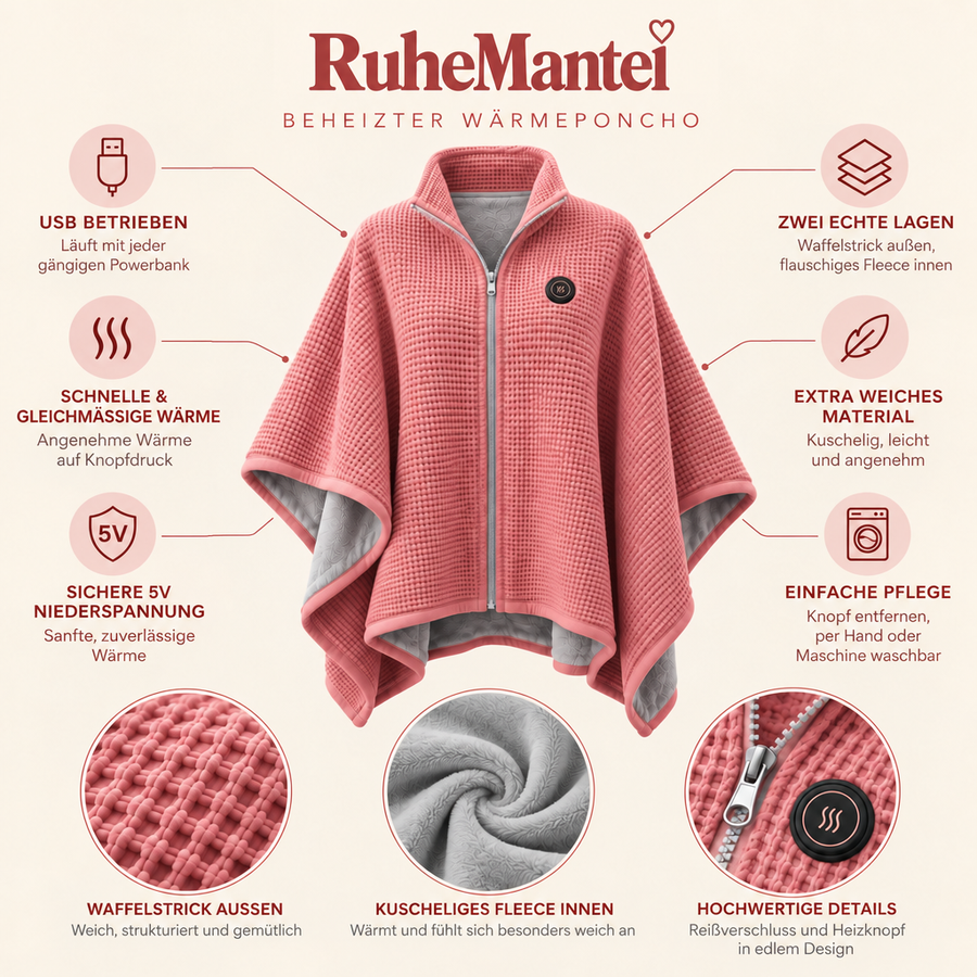 RuheMantel™ - Wärmeponcho